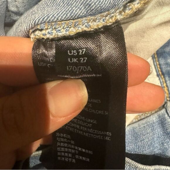 We The Free Great Heights Frayed Skinny Jeans - Size 27 - Picture 9 of 9